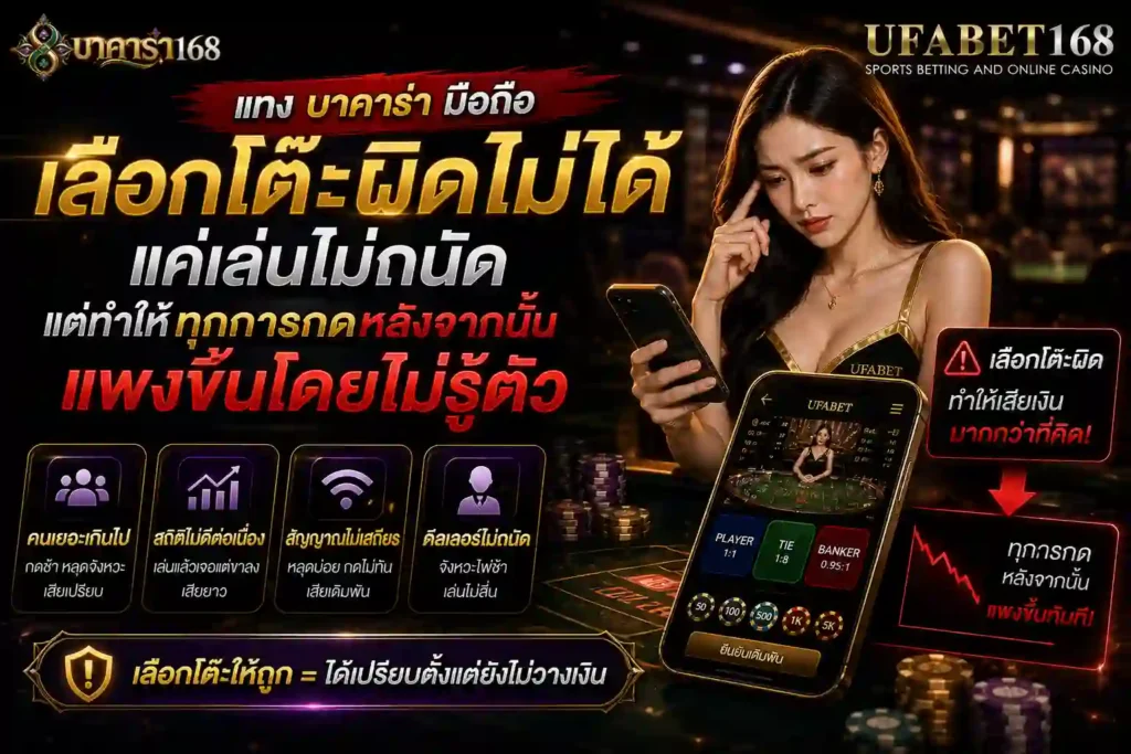วิธีเล่นบาคาร่า แทง บาคาร่ามือถือ
