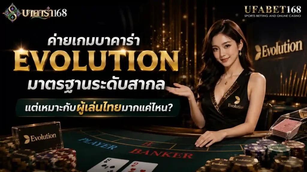 Evolution ค่ายเกมบาคาร่า