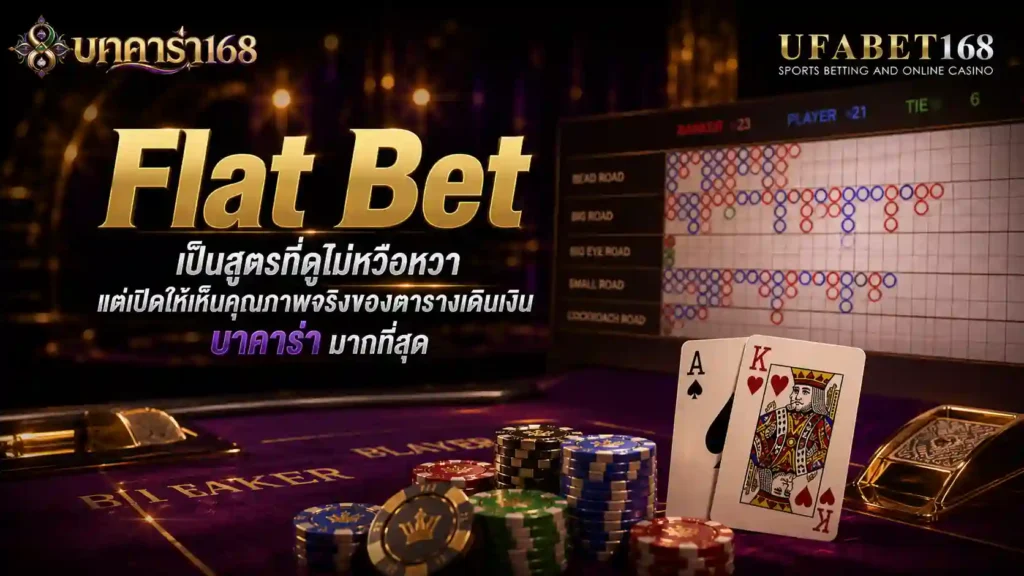 Flat Bet เป็นสูตรที่ดูไม่หวือหวา