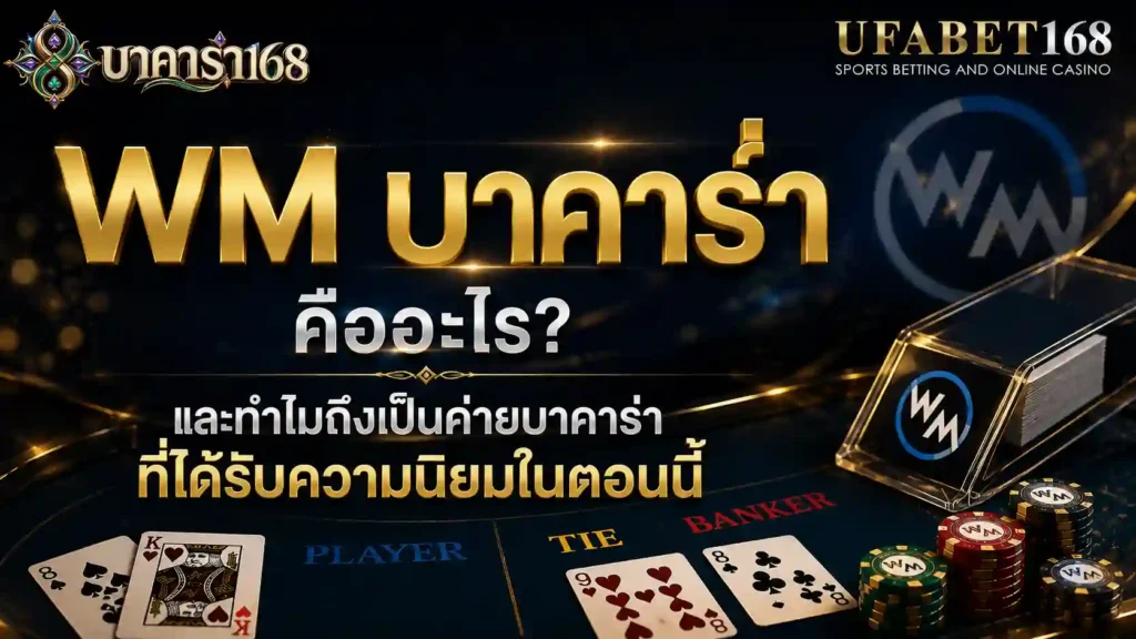 WM บาคาร่า คืออะไร ทำไมได้รับความนิยมในตอนนี้