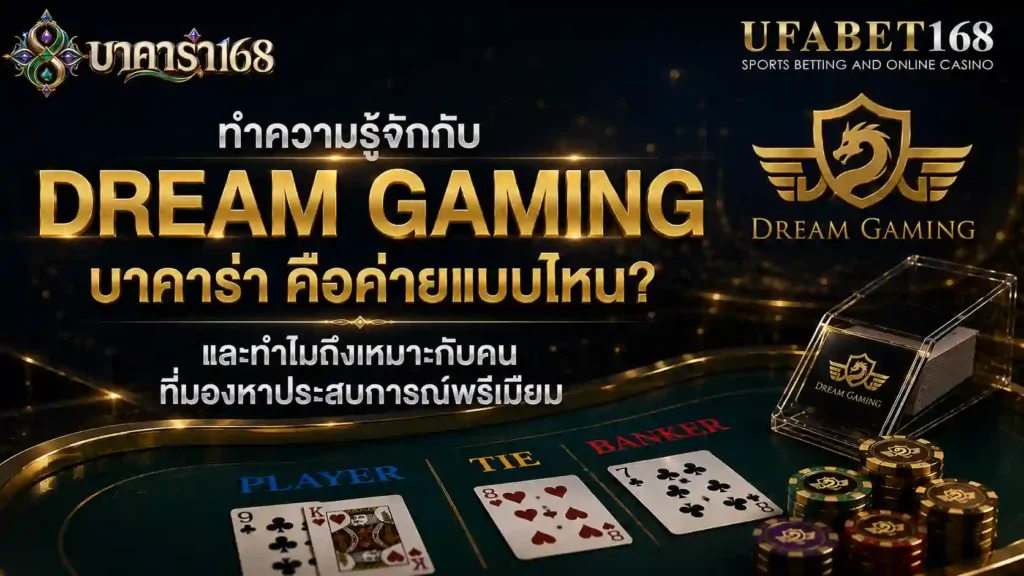ทำความรู้จัก Dream Gaming บาคาร่า คือค่ายแบบไหน