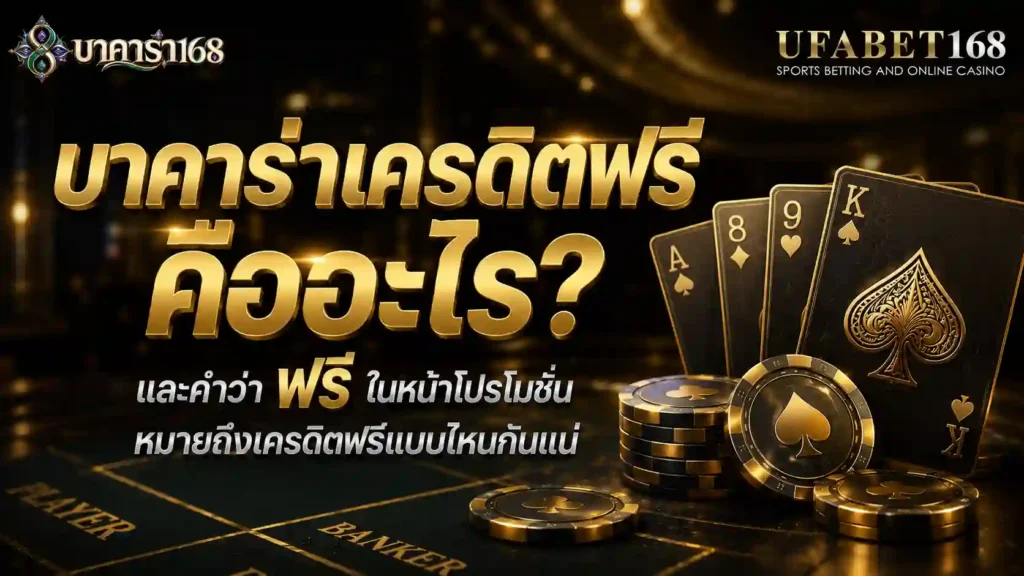 บาคาร่าเครดิตฟรี คืออะไร