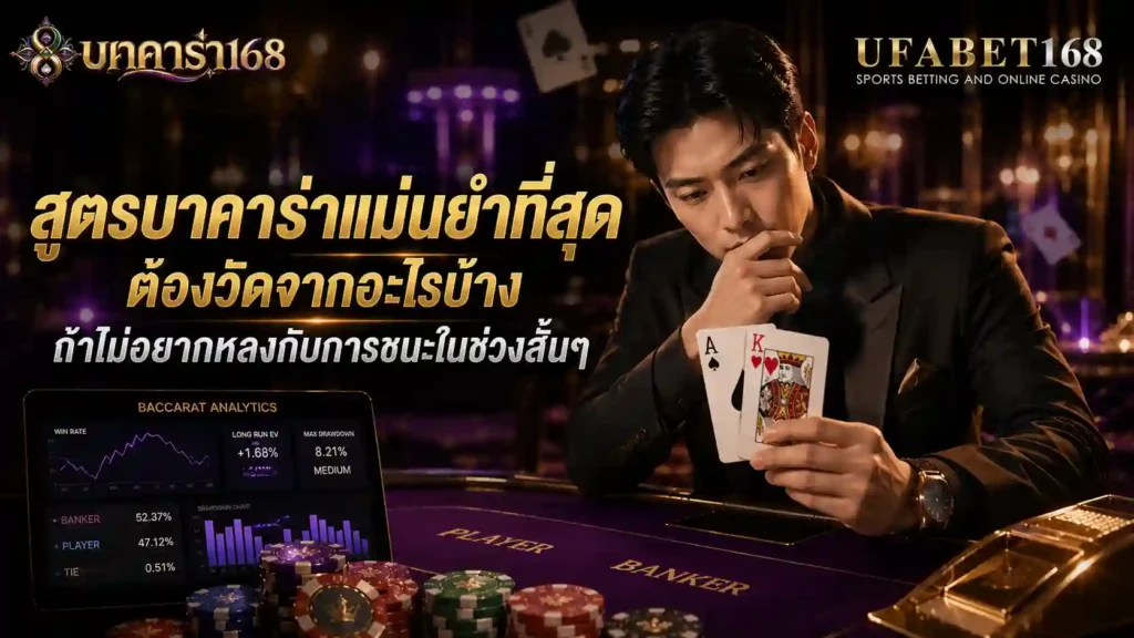 สูตรบาคาร่าแม่นยำที่สุด ต้องวัดจากอะไรบ้าง