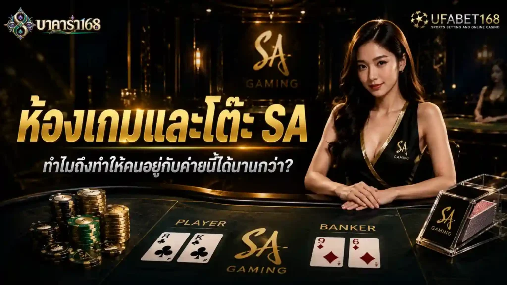 ห้องเกมและรูปแบบโต๊ะของ SA ทำไมคนอยู่กับค่ายนี้ได้นาน